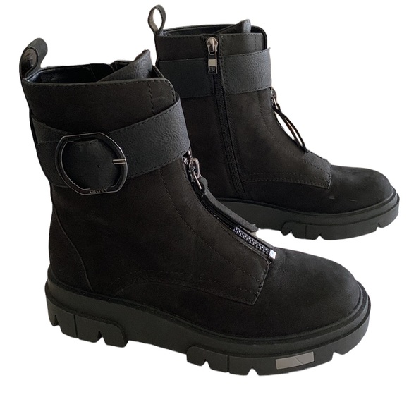 Dkny Shoes - DKNY Combat Ankle Boots Size 7 M
